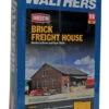 Walthers Cornerstone Brick Freight House Kit - HO Scale