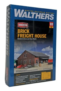 Walthers Cornerstone Brick Freight House Kit - HO Scale