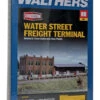 Walthers Cornerstone Water Street Freight Terminal Kit - HO Scale -Model Haven Shop 09330000003009 pkg