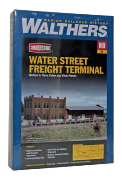 Walthers Cornerstone Water Street Freight Terminal Kit - HO Scale