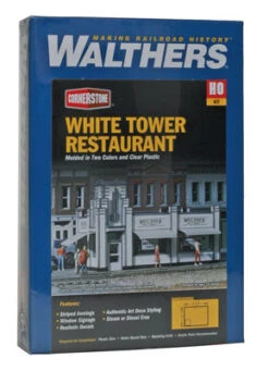 Walthers Cornerstone White Tower Restaurant Kit - HO Scale