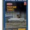 Walthers Cornerstone Propane Tanks Kit - HO Scale -Model Haven Shop 09330000003129 pkg