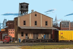 Walthers Cornerstone Imperial Food Products Background Building Kit - HO Scale