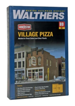 Walthers Cornerstone Village Pizza Kit - HO Scale