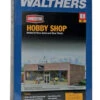 Walthers Cornerstone Hobby Shop Kit - HO Scale -Model Haven Shop 09330000003475 pkg