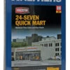 Walthers Cornerstone 24-Seven Quick Mart Kit - HO Scale -Model Haven Shop 09330000003477 pkg