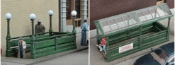 Walthers Cornerstone Subway Entrance Kit (Builds 2 Complete Models) - HO Scale
