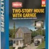 Walthers Cornerstone Two-Story House With Garage -Model Haven Shop 09330000003792 pkg