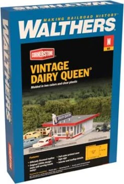 Walthers Cornerstone Vintage Dairy Queen(R) Kit - N Scale