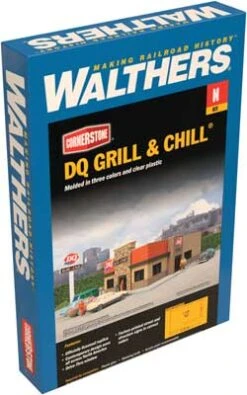 Walthers Cornerstone DQ Grill & Chill(R) Kit - N Scale