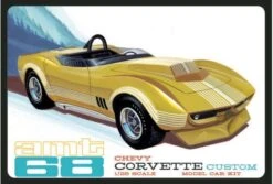 1/25 AMT 1236 1968 CHEVY CORVETTE ROADSTER CUSTOM 2 In 1 Plastic Model Kit