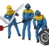 Carrera Set Of Mechanic Figures (Blue/Yellow) 2 Carrera Set Of Mechanic Figures (Blue/Yellow) -Model Haven Shop 21132