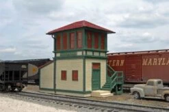 Bachmann Industries Falls Junction Wood Switch (Interlocking) Tower - Scene Scapes(R)