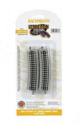 Bachmann Half Section 14" Radius Curved Track - N Scale 3 Bachmann Half Section 14" Radius Curved Track - N Scale