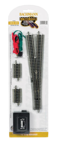 Bachmann #6 Turnout Wye W/Nickel Silver Rail & Gray Roadbed - N Scale