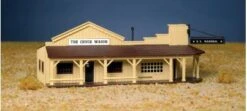 Bachmann Plasticville Marshal's Office And Restaurant Kit (HO Scale)