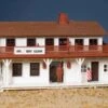 Bachmann Plasticville Saloon And Barber Shop Kit (HO Scale) -Model Haven Shop 45162