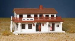 Bachmann Plasticville Saloon And Barber Shop Kit (HO Scale)