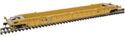 WalthersMainline 53' 3-Unit NSC Well Car - Ready To Run -- Trailer-Train #620641 (yellow, Black) - HO Scale