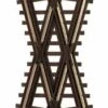 Atlas Model Railroad Co. Code 83 Crossing - Nickel Silver W/Brown Ties -- 30 Degrees -Model Haven Shop 574