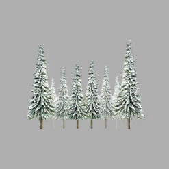 JTT 4 To 6" 24pc Snow-Covered Spruce Trees