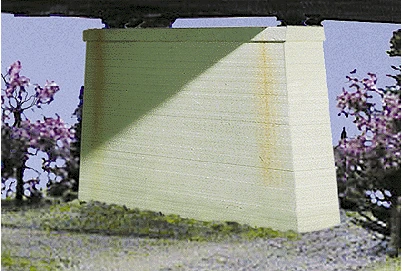 Walthers Cornerstone Bridge Pier For Double-Track Truss Bridge - HO Scale 3 Walthers Cornerstone Bridge Pier For Double-Track Truss Bridge - HO Scale