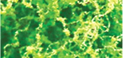 JTT Miniature Tree Foliage Fiber Cluster Coarse Light Green 150 Square Inches