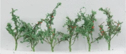 JTT Miniature Tree 1-1/2" Tomato Plants (Assembled) 12pcs