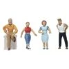 Woodand Scenics Ordinary People - HO Scale -Model Haven Shop A1824 f 1