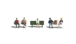 Woodland Scenics Bus Stop People - HO Scale