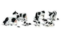Woodland Scenics Holstein Cows - HO Scale