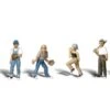 Woodland Scenics Baseball Players II - HO Scale -Model Haven Shop A1870 f 1