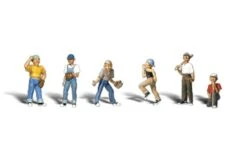 Woodland Scenics Baseball Players II - HO Scale