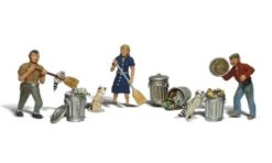 Woodand Scenics People & Pesky Raccoons - HO Scale