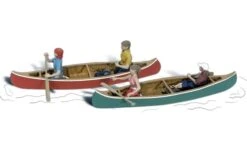 Woodand Scenics Canoers - HO Scale