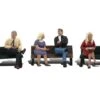 Woodand Scenics People On Benches - HO Scale 2 Woodand Scenics People On Benches - HO Scale -Model Haven Shop A1924 f 1