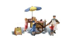 Woodand Scenics Wally's Wiener Wagon - HO Scale
