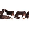 Woodand Scenics Black Angus Cows - HO Scale -Model Haven Shop A1955 f 1