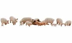 Woodand Scenics Yorkshire Pigs - HO Scale