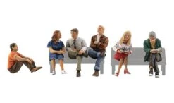 Woodand Scenics People Sitting - N Scale