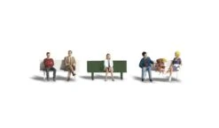 Woodand Scenics Bus Stop People - N Scale