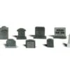 Woodand Scenics Tombstones - N Scale -Model Haven Shop A2164 f 1