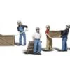 Woodand Scenics Dock Workers - O Scale -Model Haven Shop A2729 f 1