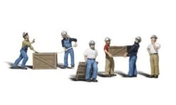 Woodand Scenics Dock Workers - O Scale