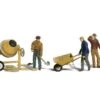 Woodand Scenics Masonry Workers - O Scale -Model Haven Shop A2753 f 1