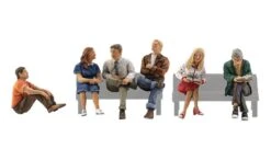 Woodand Scenics People Sitting - O Scale