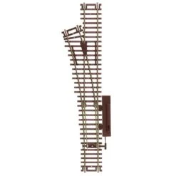 Atlas Model Railroad Co. Code 83 Snap-Switch(R) Manual Turnout -- 18" Radius, Left Hand