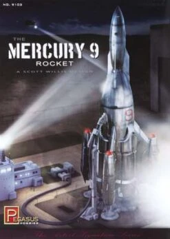 Pegasus 1/350 Mercury 9 Rocket
