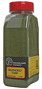 Woodland Scenics GREEN Blended Turf Shaker