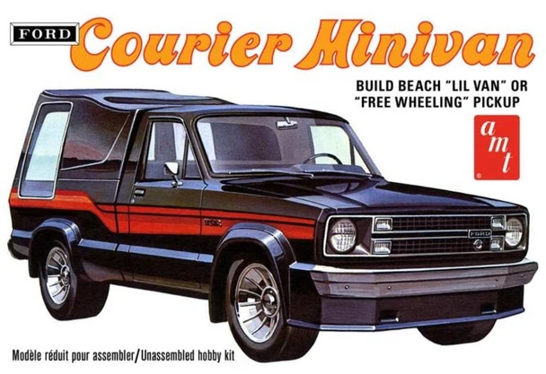 AMT 1/25 1978 Ford Courier Minivan Model Kit 3 AMT 1/25 1978 Ford Courier Minivan Model Kit